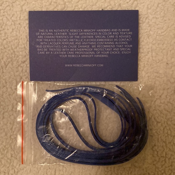 Rebecca Minkoff Blue Envelope Handbag in nearly-mint-condition - Picture 9 of 11